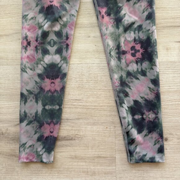 Beach Riot Sport Piper Leggings Pink Green Size Medium - Picture 6 of 10